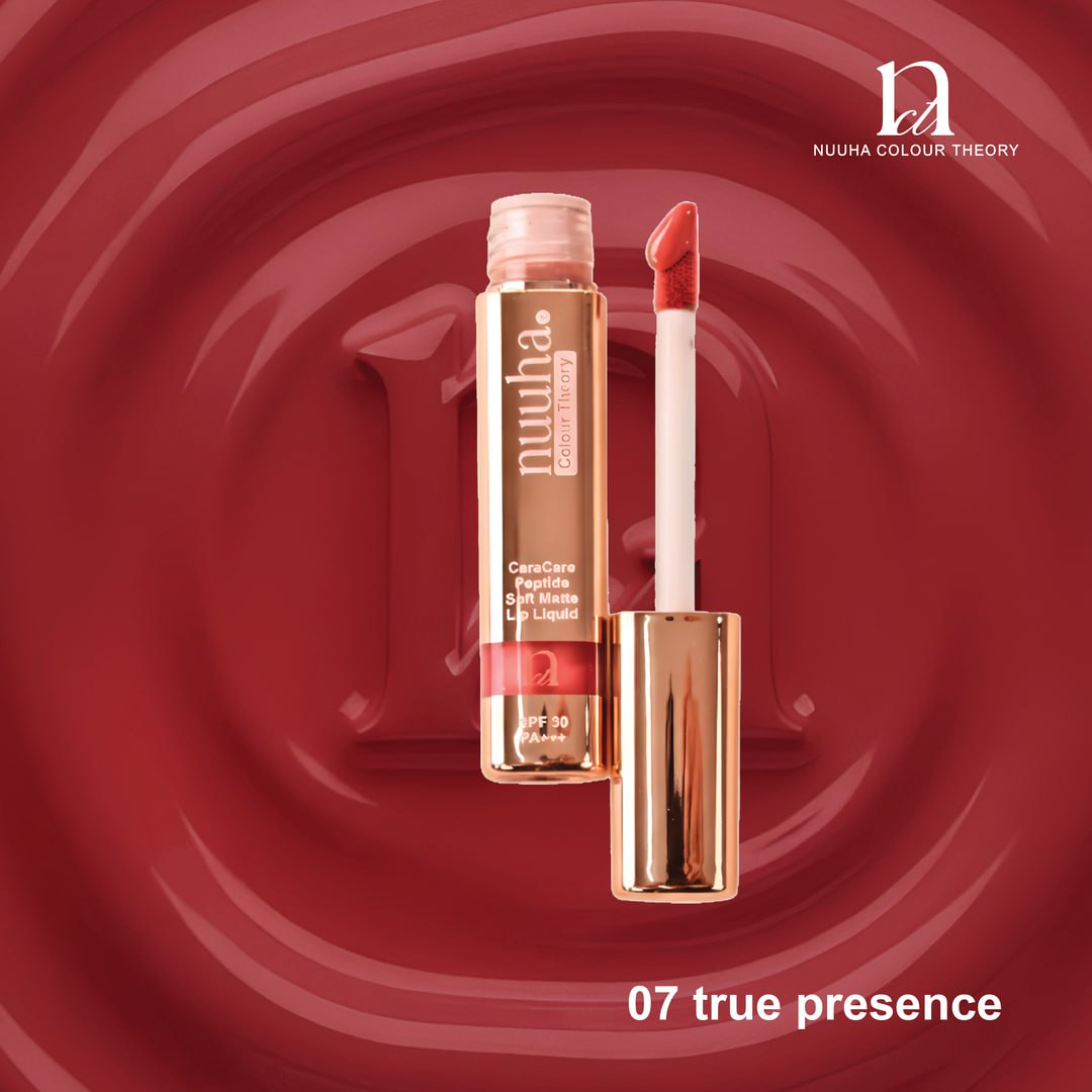 Nuuha Color Theory Ceracare Peptide Lip Liquid Soft Matte SPF 30 PA+++