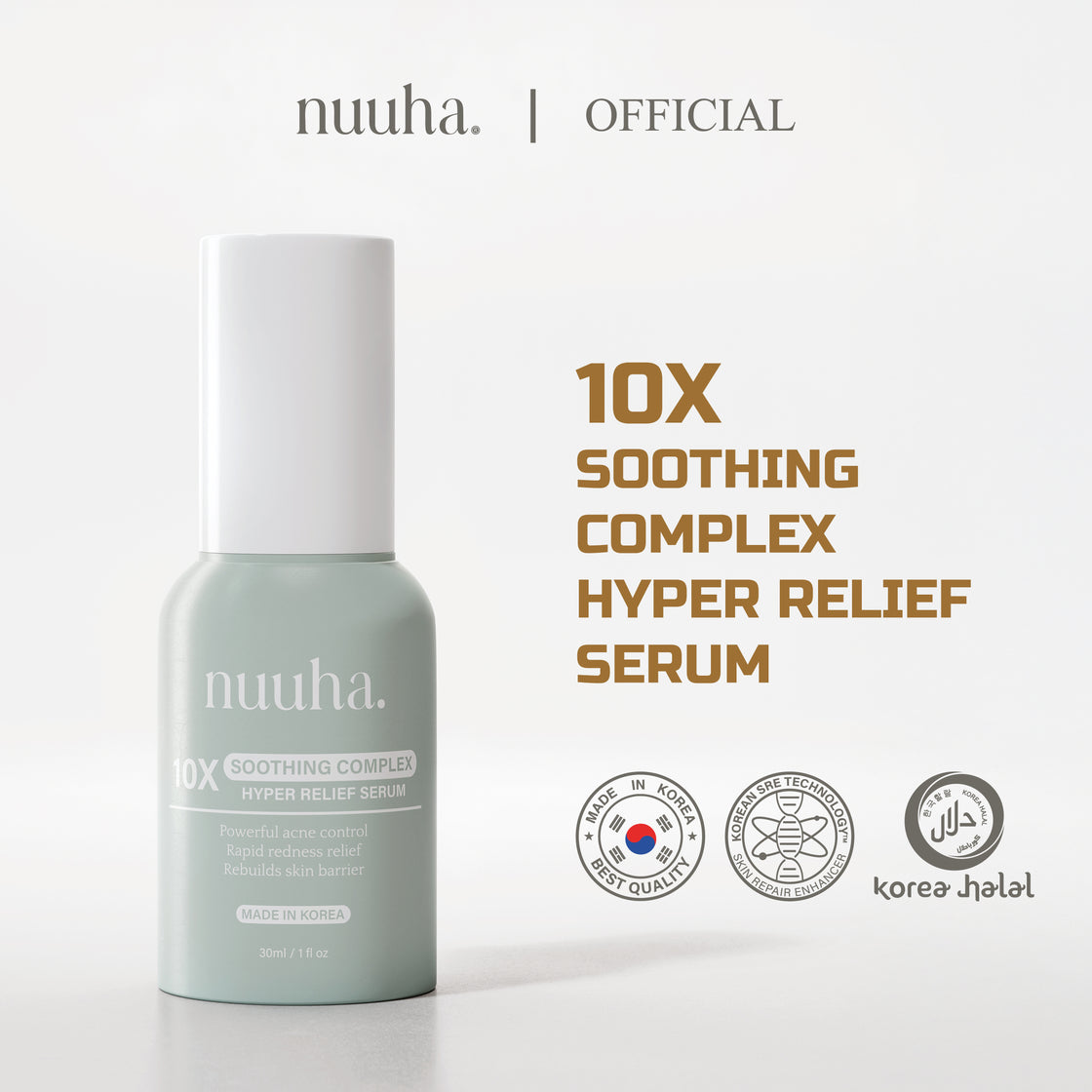 Nuuha Beauty 10x Soothing Complex Hyper Relief Serum