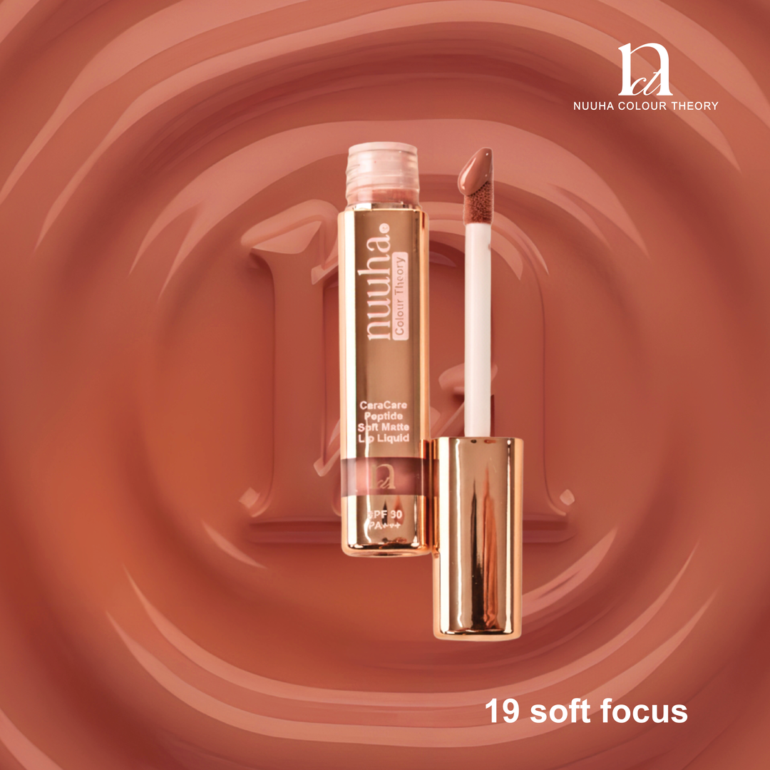 [Soft Focus (19)] Nuuha Color Theory Ceracare Peptide Lip Liquid Soft Matte SPF 30 PA+++