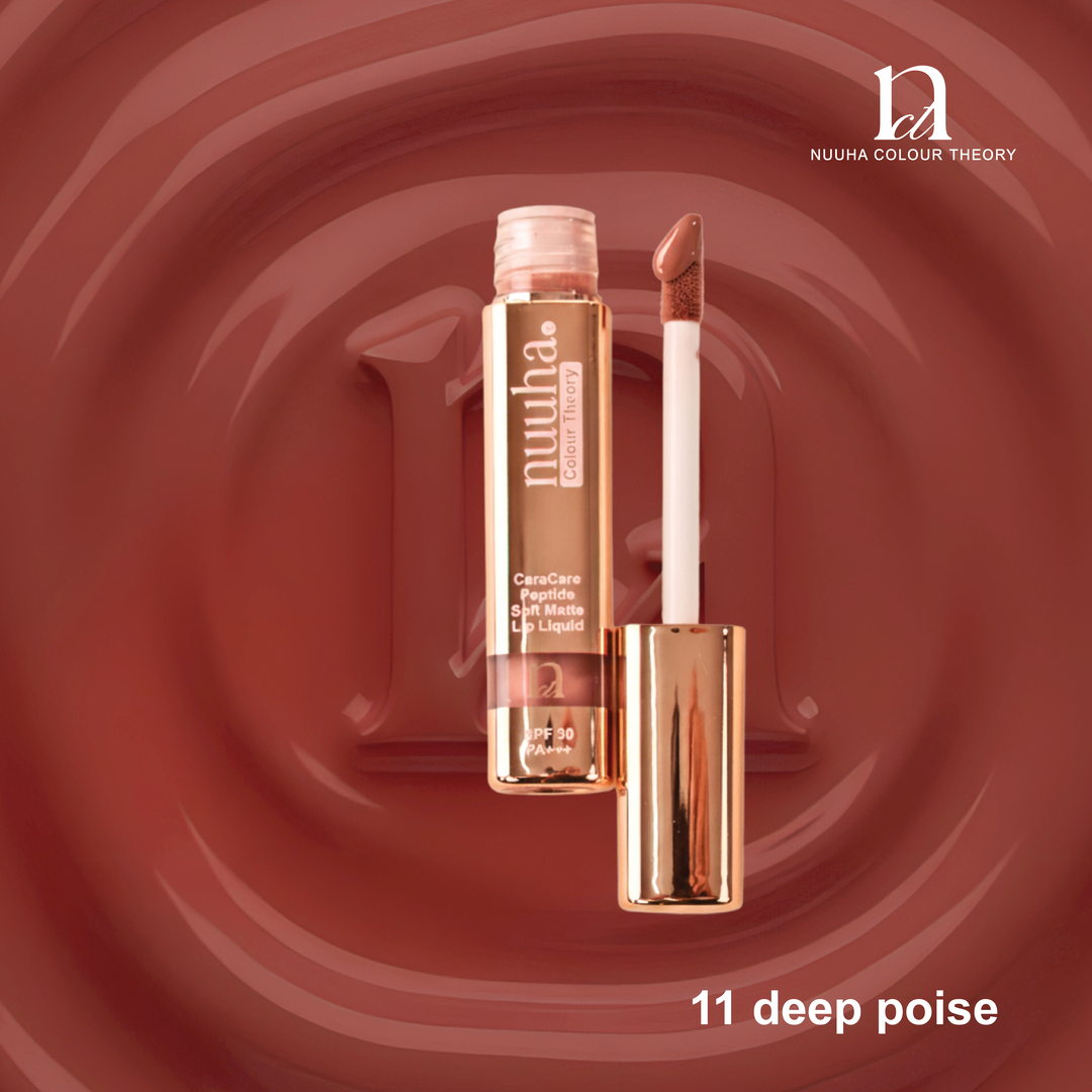 [Deep Poise (11)] Nuuha Color Theory Ceracare Peptide Lip Liquid Soft Matte SPF 30 PA+++