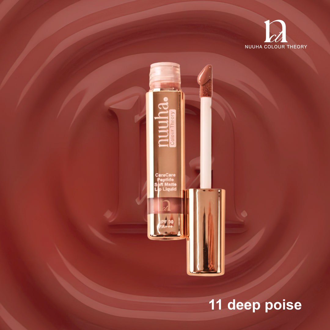 Nuuha Color Theory Ceracare Peptide Lip Liquid Soft Matte SPF 30 PA+++