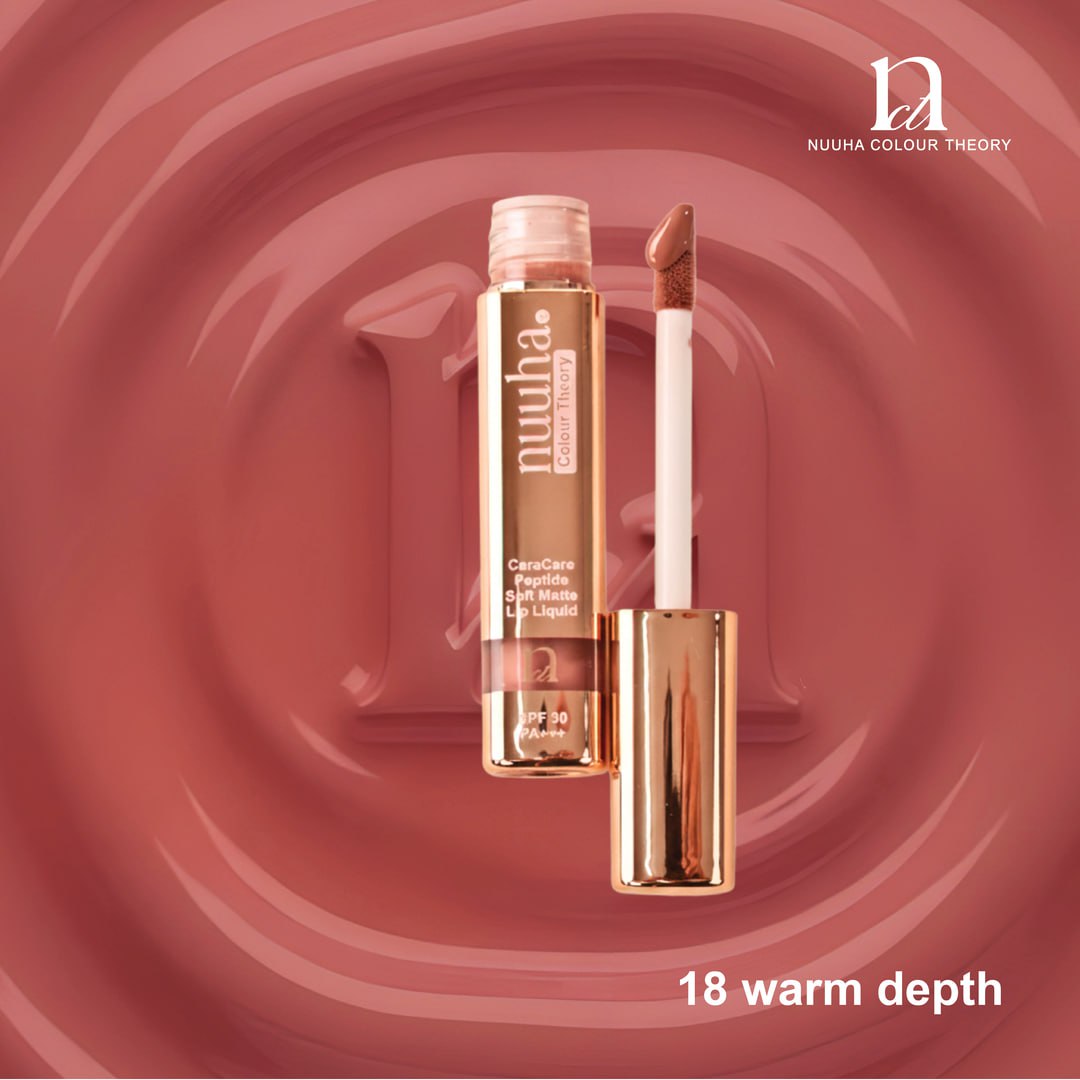 Nuuha Color Theory Ceracare Peptide Lip Liquid Soft Matte SPF 30 PA+++