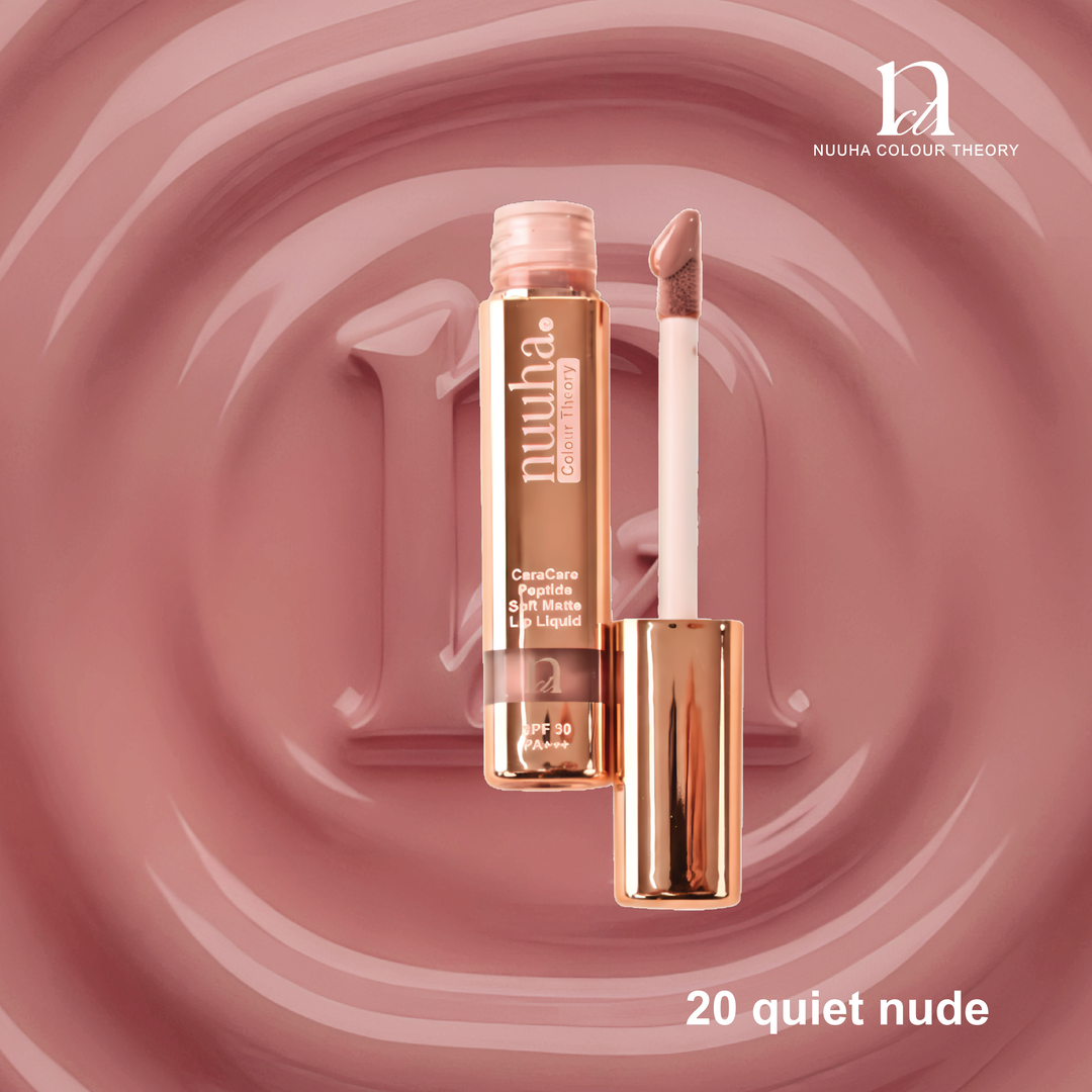 [Quiet Nude (20)] Nuuha Color Theory Ceracare Peptide Lip Liquid Soft Matte SPF 30 PA+++