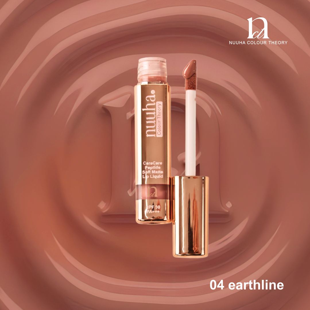 [Earthline (04)] Nuuha Color Theory Ceracare Peptide Lip Liquid Soft Matte SPF 30 PA+++