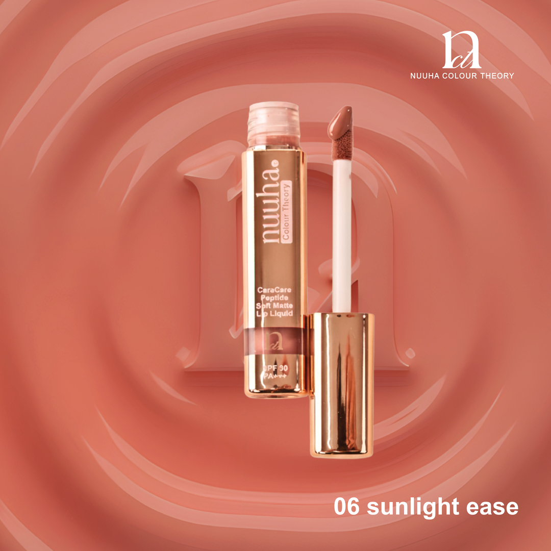 [Sunlight Ease (06)] Nuuha Color Theory Ceracare Peptide Lip Liquid Soft Matte SPF 30 PA+++