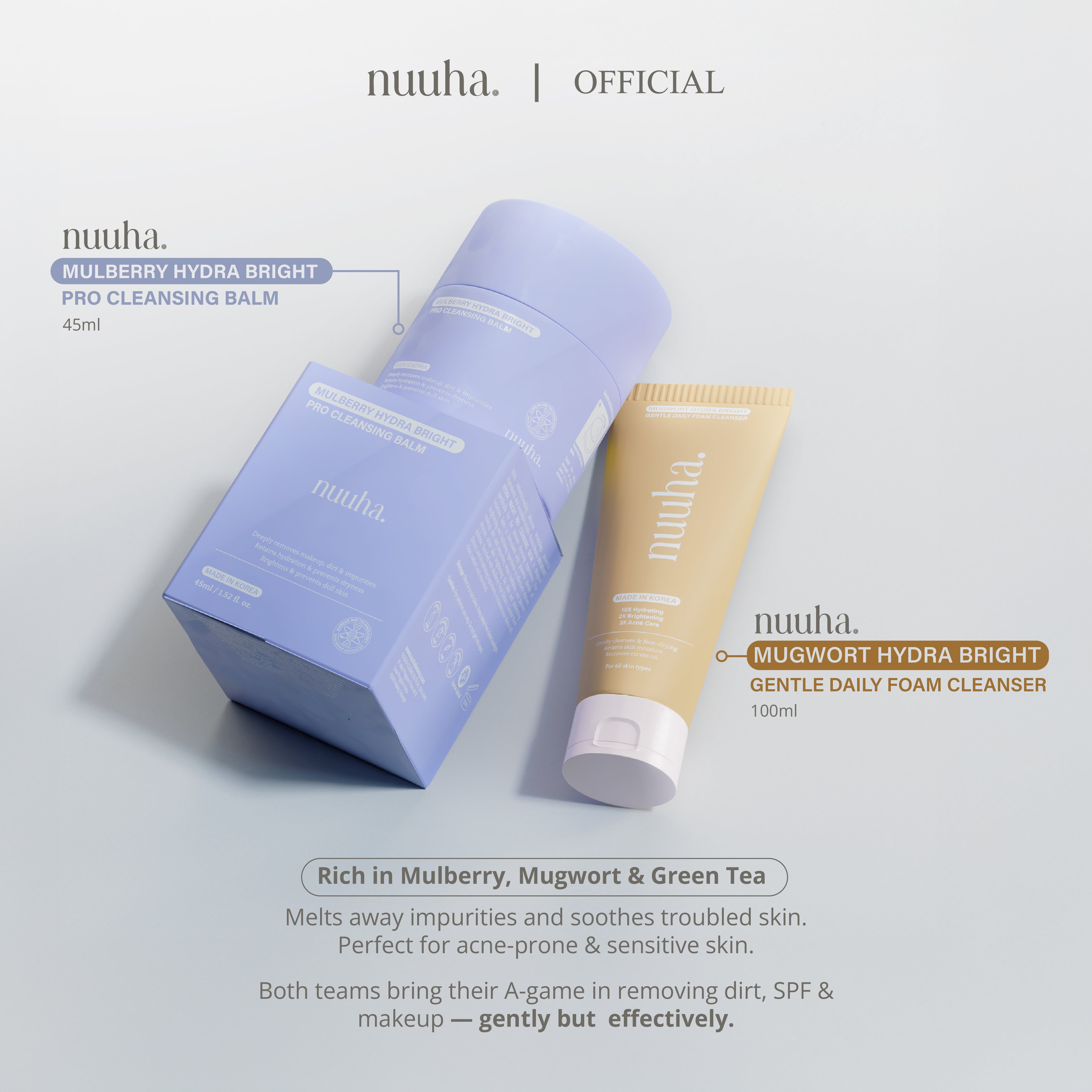 Double Cleanse Double Glow Set