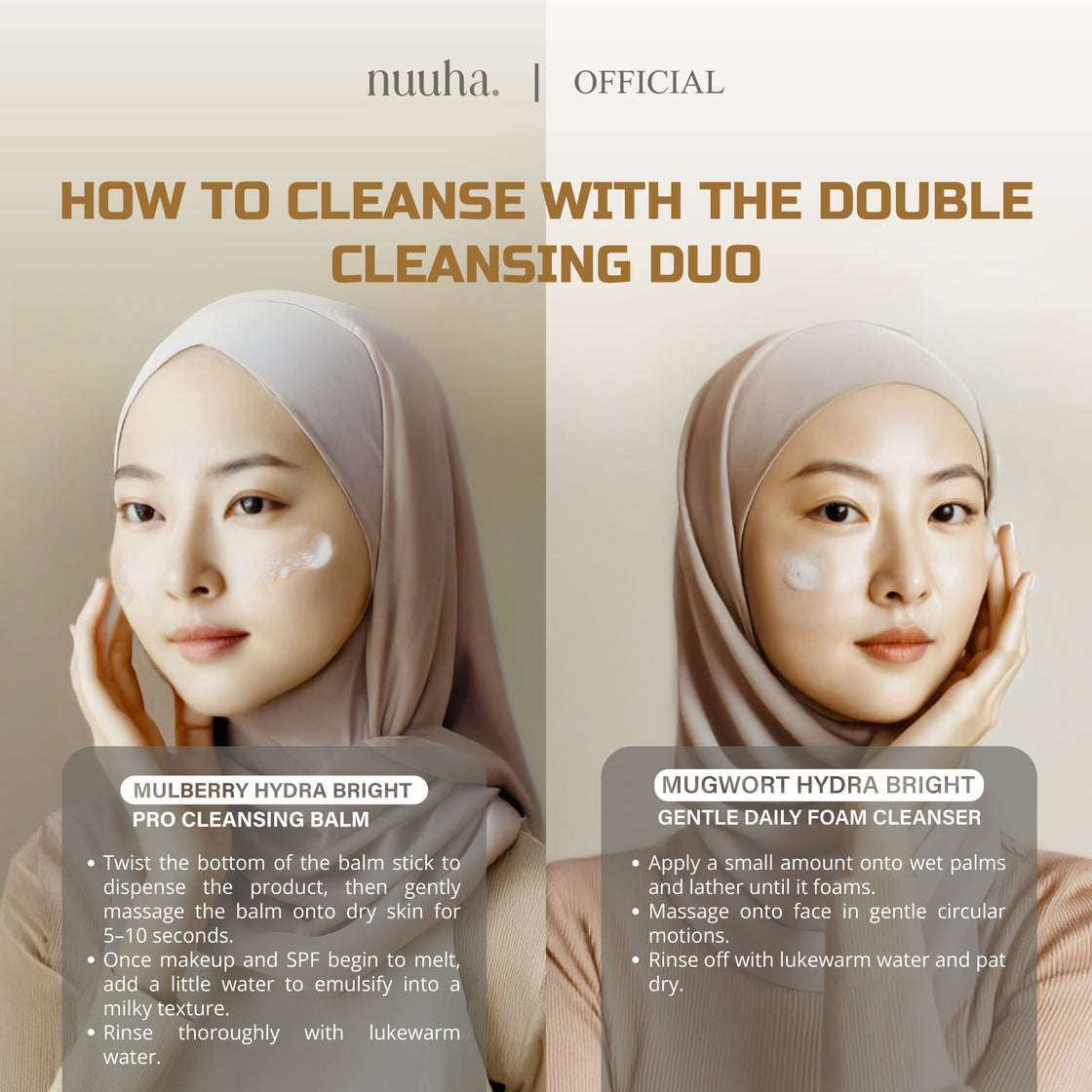 NUUHA BEAUTY Double Cleanse Double Glow Set