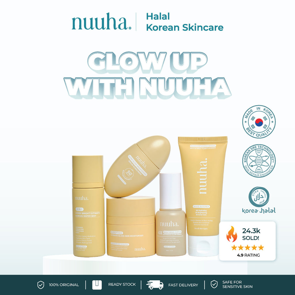Nuuha Beauty Full Set - Brightening & Acne Relief Set/Brightening Set/Acne Relief Set