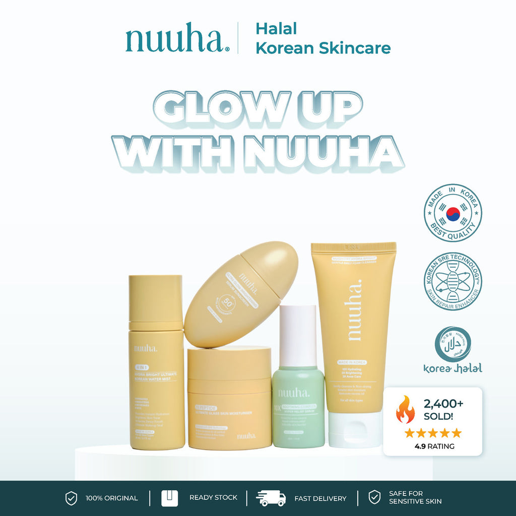Nuuha Beauty Full Set - Brightening & Acne Relief Set/Brightening Set/Acne Relief Set