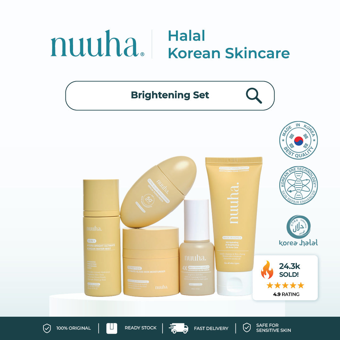 Nuuha Beauty Full Set - Brightening & Acne Relief Set/Brightening Set/Acne Relief Set