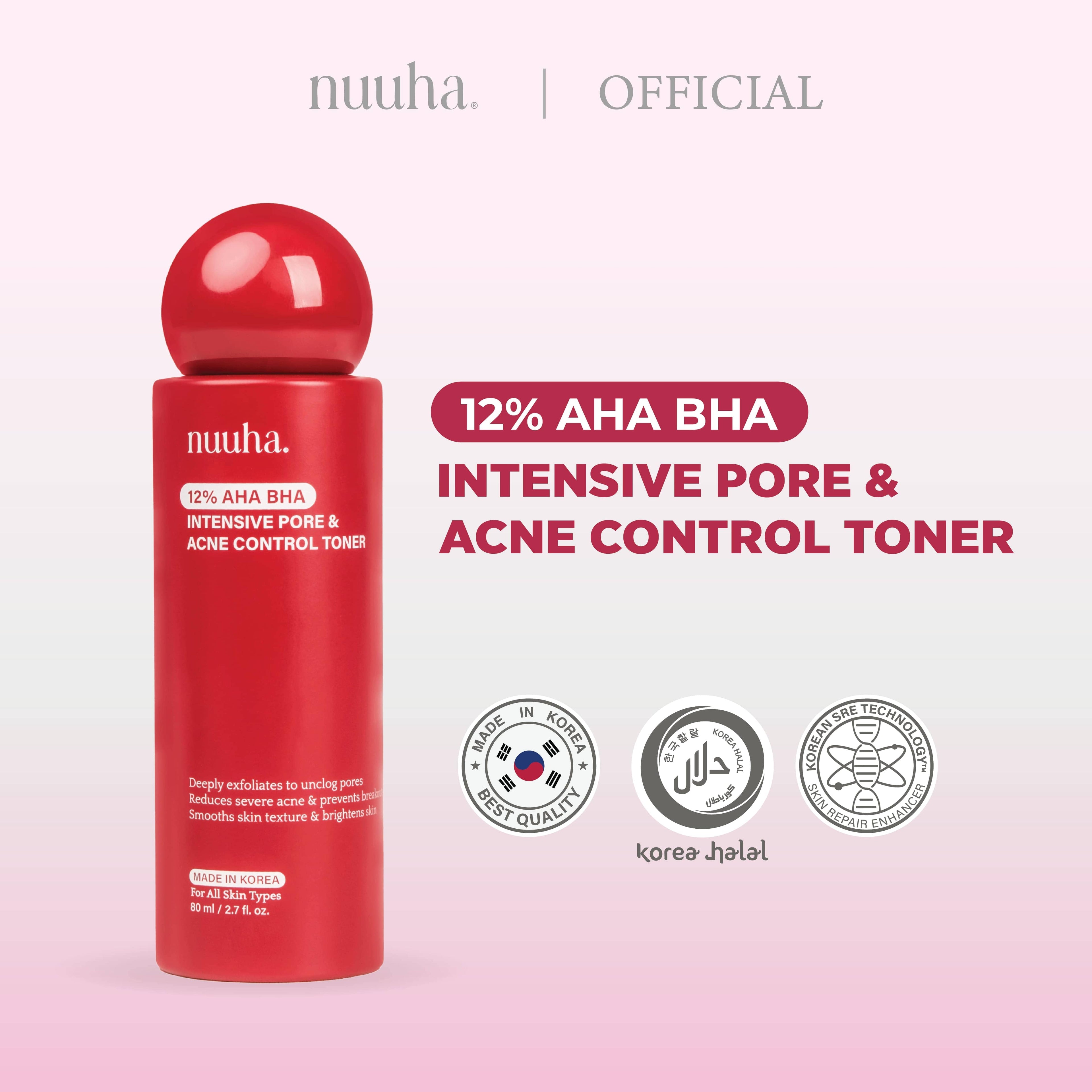 12% AHA BHA Intensive Pore & Acne Control Toner