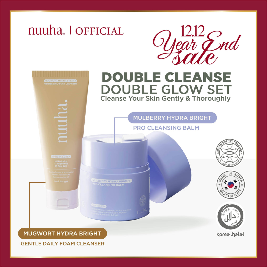 NUUHA BEAUTY Double Cleanse Double Glow Set