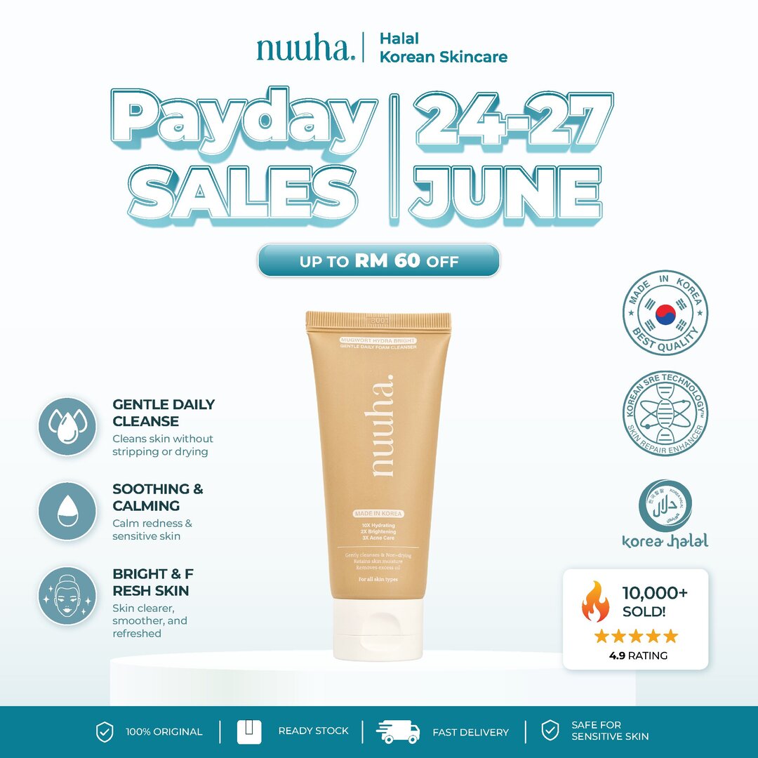 Mugwort Hydra Bright Gentle Daily Foam Cleanser