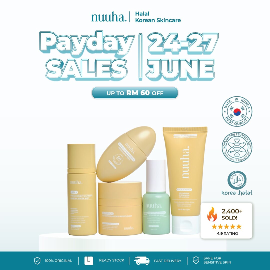 Nuuha Beauty Full Set - Brightening & Acne Relief Set/Brightening Set/Acne Relief Set