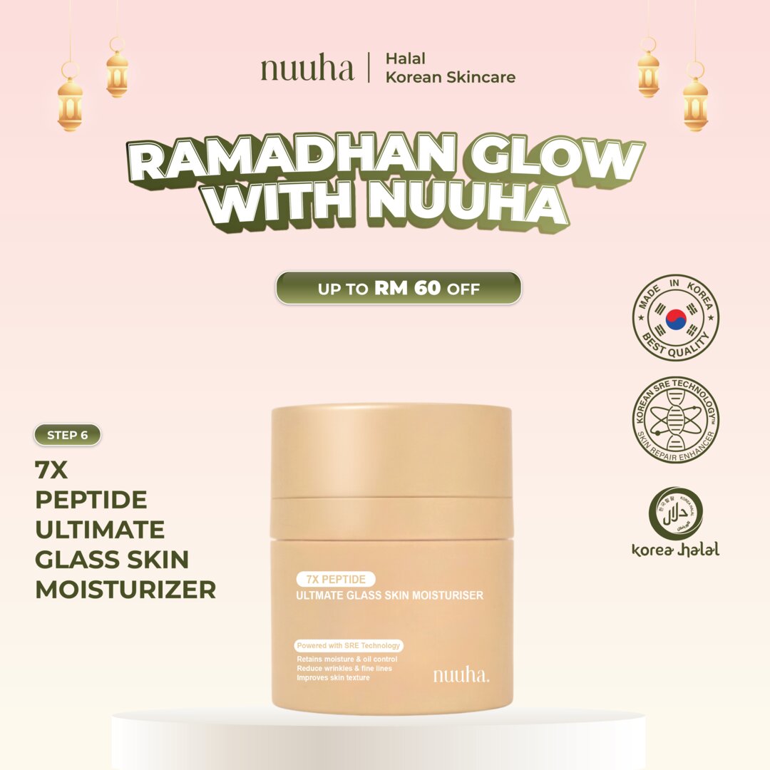 Nuuha Beauty 7X Peptide Ultimate Glass Skin Moisturiser