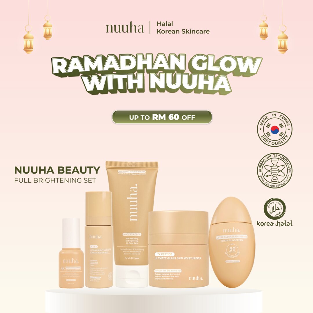 Nuuha Beauty Full Set - Brightening & Acne Relief Set/Brightening Set/Acne Relief Set