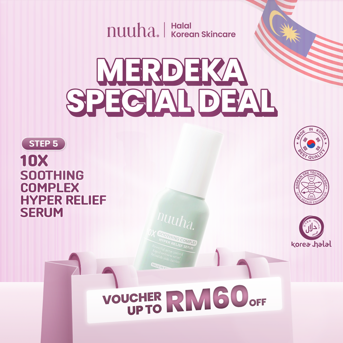 Nuuha Beauty 10x Soothing Complex Hyper Relief Serum